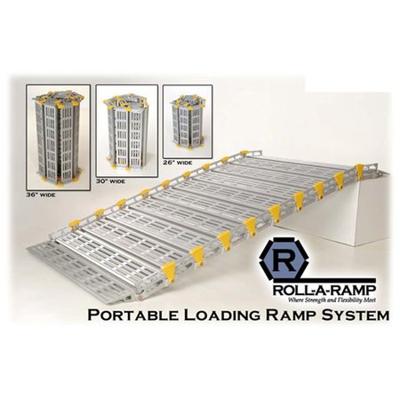 ROLL-A-RAMP Roll-A-Ramp A12612A19 26 in. x 144 in. Portable Loading Ramp A12612A19